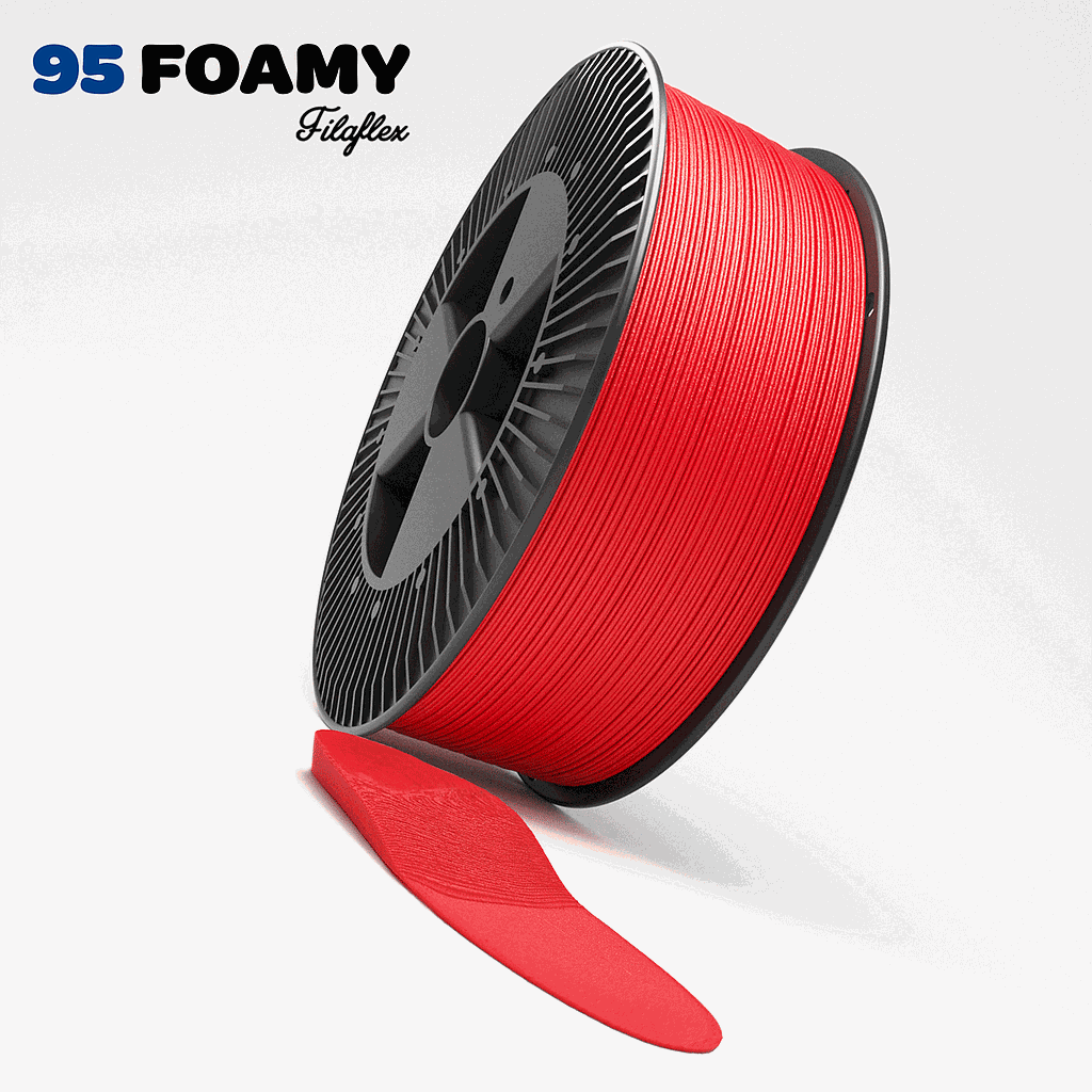 FILAFLEX 95A FOAMY RED 1.75MM 3kg