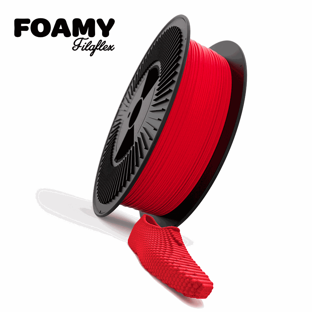 FILAFLEX FOAMY RED 2.85MM 3kg