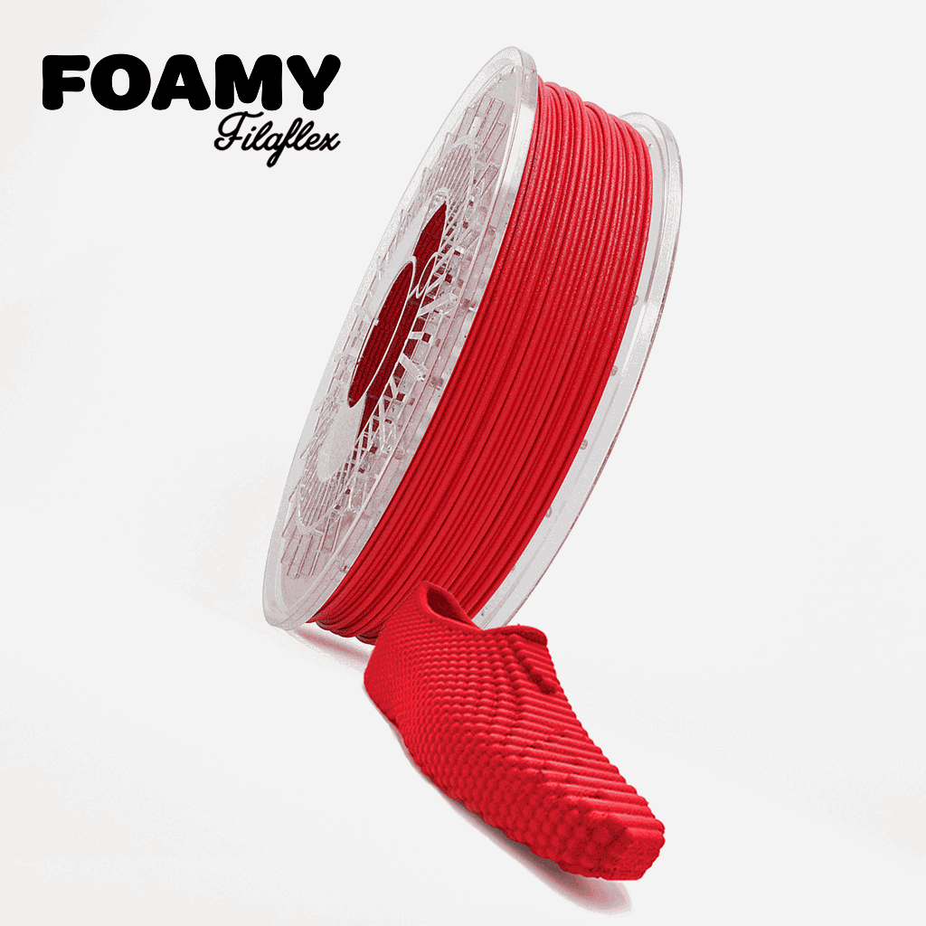 FILAFLEX FOAMY RED 1.75MM 750gr