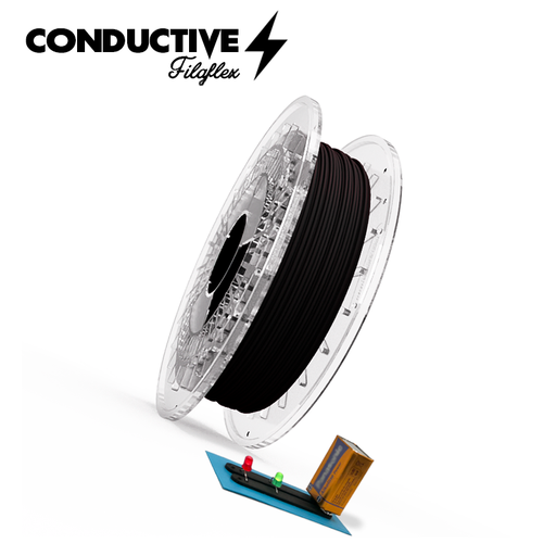 [FFXCONDUCTIVEBLACK175500] FILAFLEX CONDUCTIVE BLACK 1.75 MM 500gr.