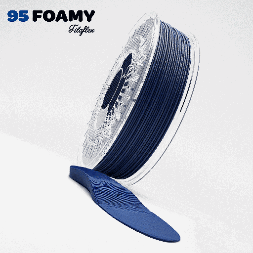 [95AFFOAMYBLUE175750] FILAFLEX 95A FOAMY DENIM 1.75MM 750gr