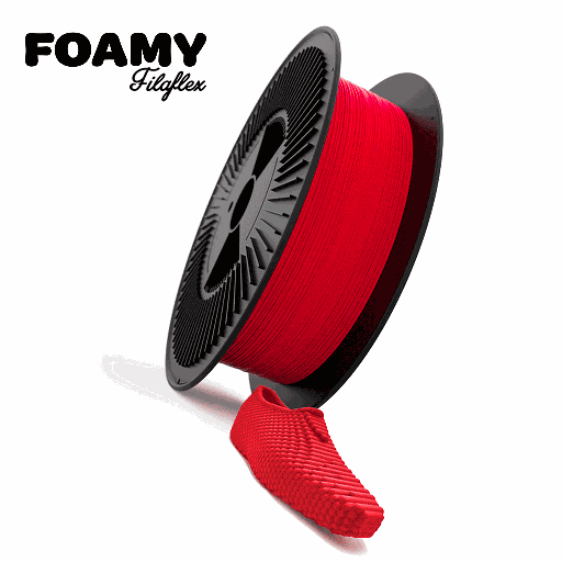 [FOAMRED1753K] FILAFLEX FOAMY RED 1.75MM 3kg