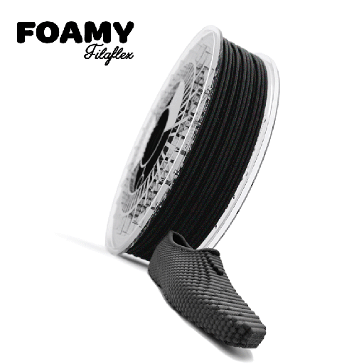 [FOAMBLK285750] FILAFLEX FOAMY BLACK 2.85MM 750gr