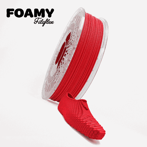 [FOAMRED175750] FILAFLEX FOAMY RED 1.75MM 750gr