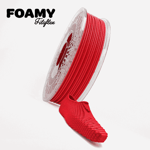 [FOAMRED285750] FILAFLEX FOAMY RED 2.85MM 750gr
